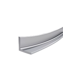 Уголок нержавеющий гнутый