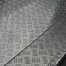 Лист нержавеющий рифленый г/к квинтет AISI 304 10 мм